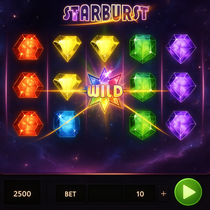 BetiBet - Starburst Slot Game - NetEnt